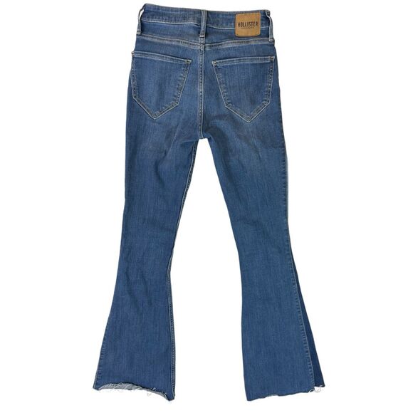 Hollister High Rise Vintage Flare Hollister Denim Jeans Patchwork 0R W24/L32 - Picture 6 of 13